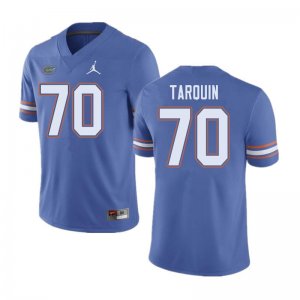 Men's Florida Gators #70 Michael Tarquin NCAA Jordan Brand Blue Authentic Stitched College Football Jersey EPU7362SP